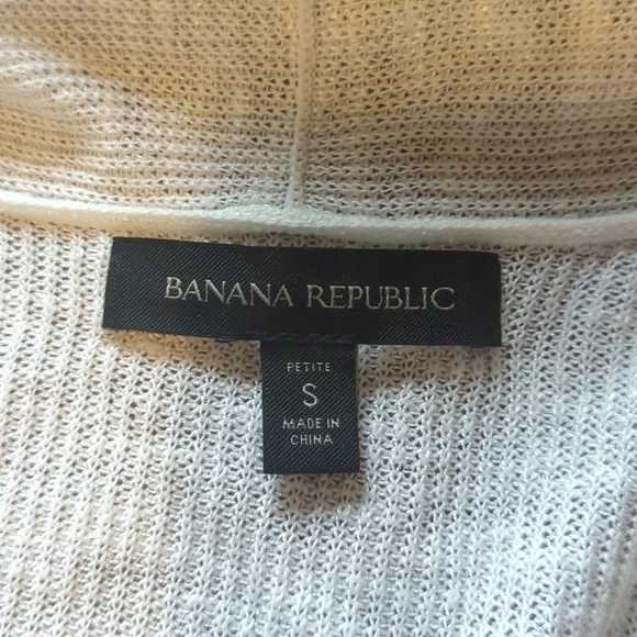 Banana Republic Long White Knit Cardigan - Picture 4 of 8
